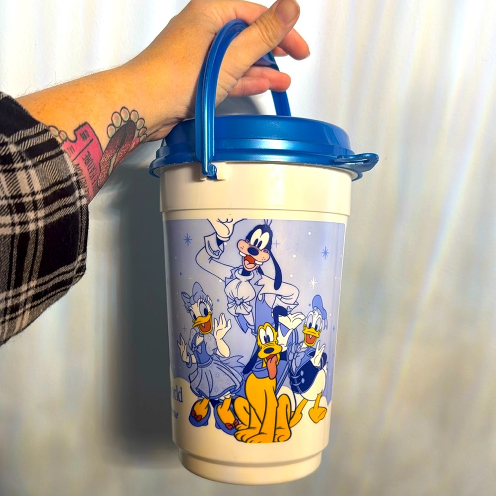 Disney World where dreams come true Mickey and friends popcorn bucket